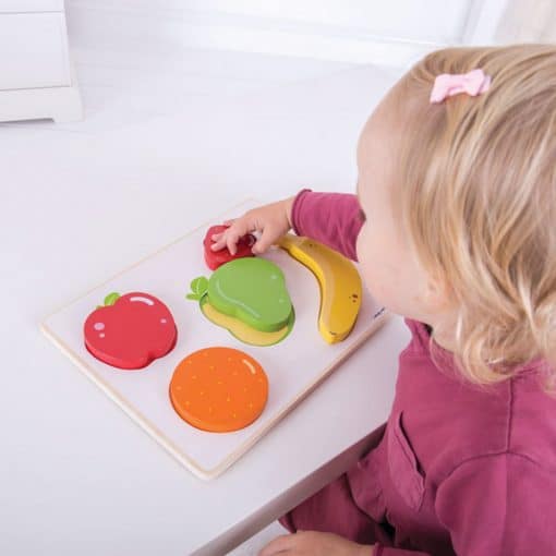 Bigjigs Lift and See Puzzle - Fruit