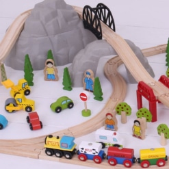 Bigjigs Mountain Railway Train Set