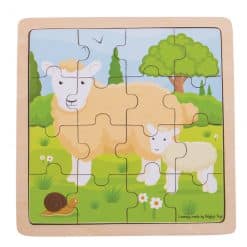 Bigjigs Sheep & Lamb Puzzle