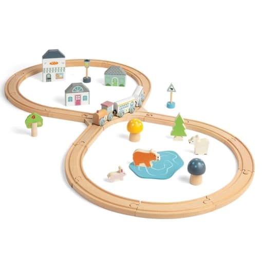 Bigjigs Simply Scandi FSC Woodland Train Set