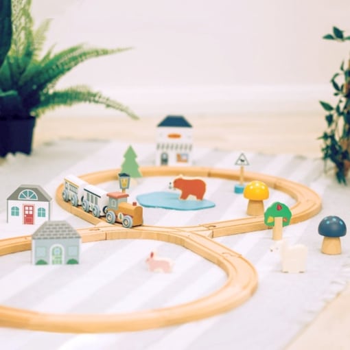 Bigjigs Simply Scandi FSC Woodland Train Set