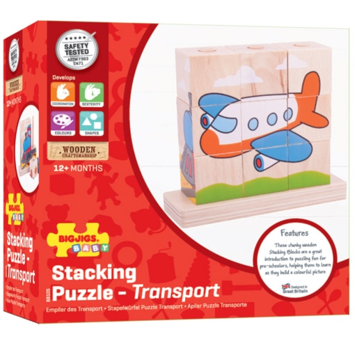 Bigjigs Stacking Puzzle Transport