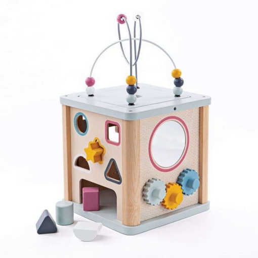 Bigjigs Toys FSC Activity Cube - Image 2