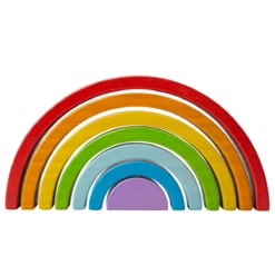 Bigjigs Wooden Stacking Rainbow - Small