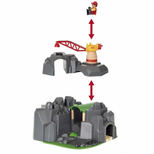 BRIO Crane and Mountain Tunnel - Image 3