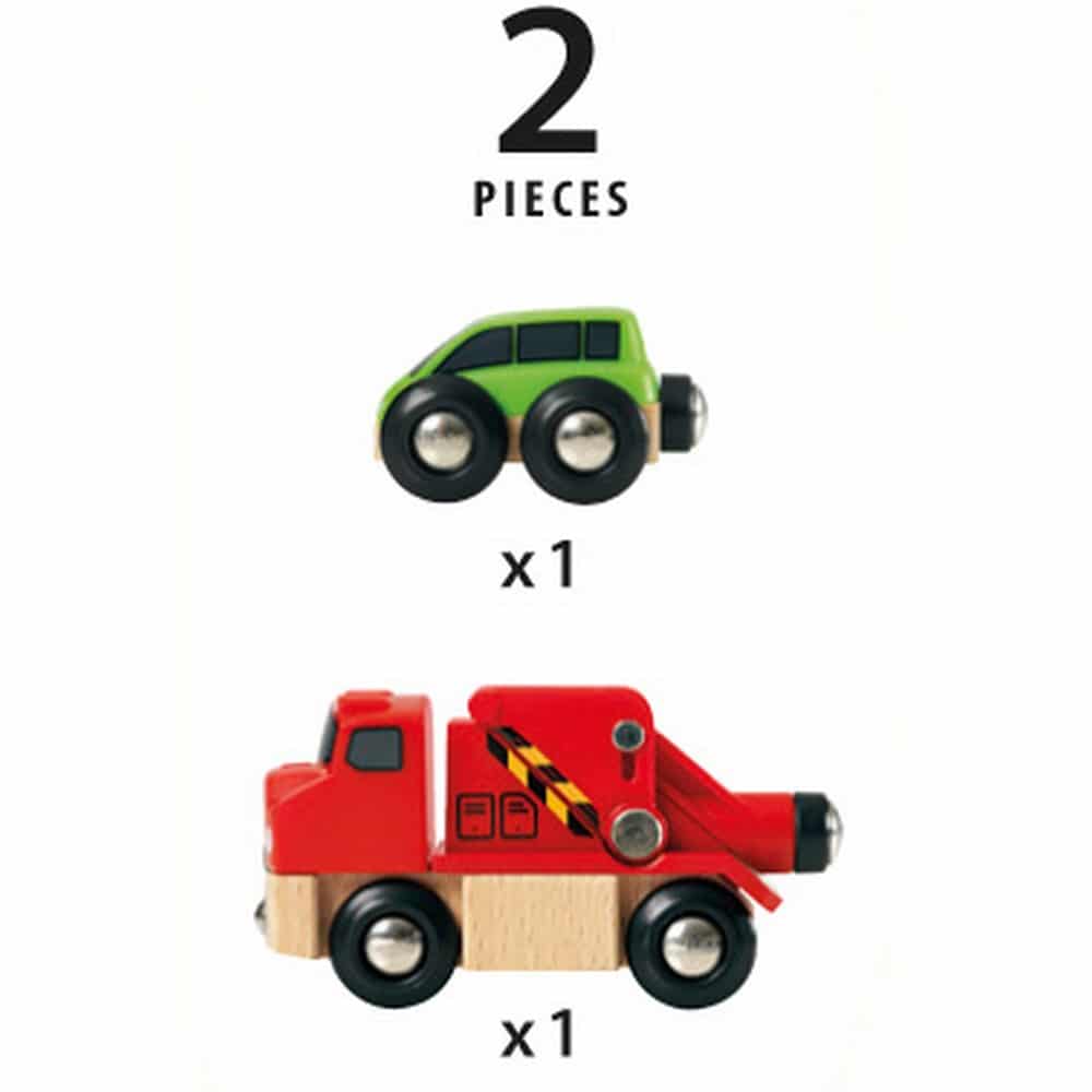 BRIO Tow Truck and Car - Image 2