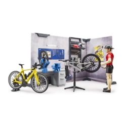 Bruder Bworld Bike Shop with Service Workshop