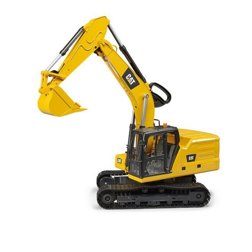 Bruder Caterpillar Excavator with Black Tracks - Image 2