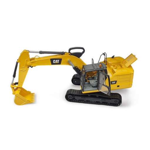 Bruder Caterpillar Excavator with Black Tracks - Image 4