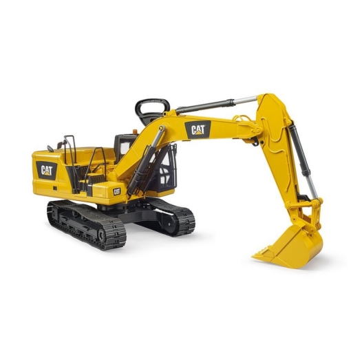 Bruder Caterpillar Excavator with Black Tracks - Image 5
