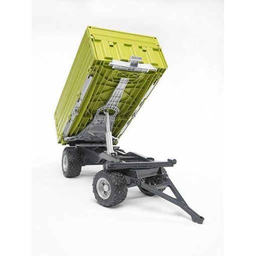Bruder Fliegl Three-Way Tipping Trailer With Removeable Top - Image 2