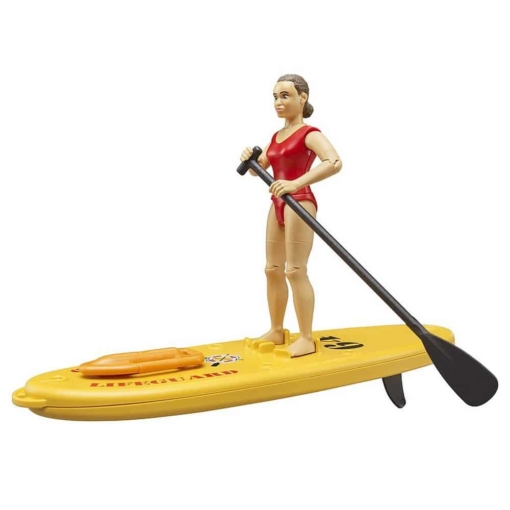 Bruder Life Guard with Stand Up Paddle Board - Image 2