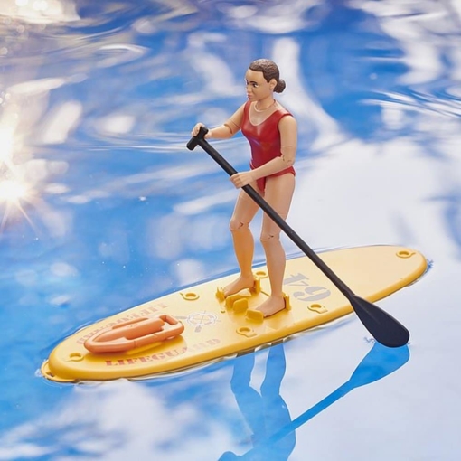 Bruder Life Guard with Stand Up Paddle Board