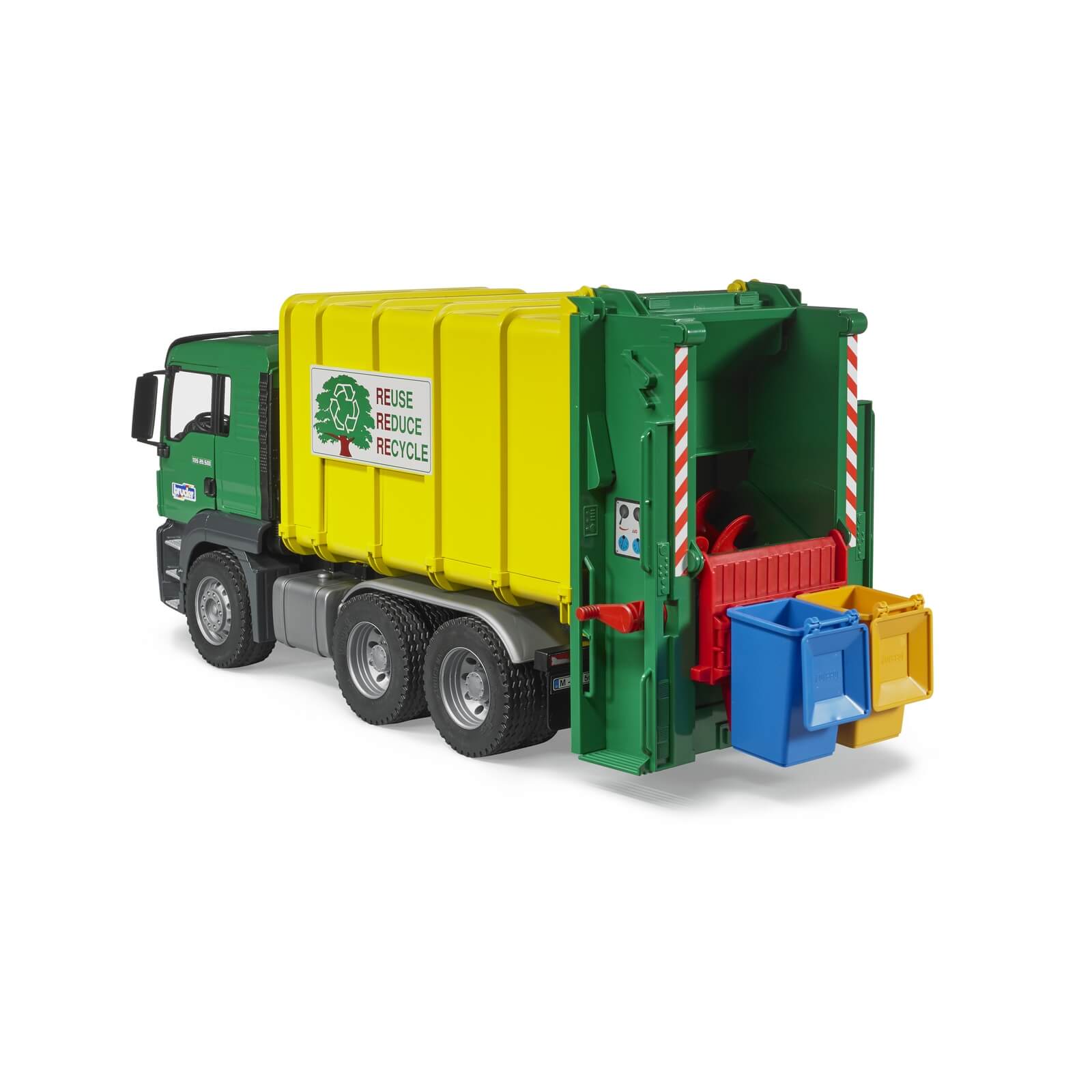 bruder green garbage truck 11420101 bruder green garbage truck 11420101