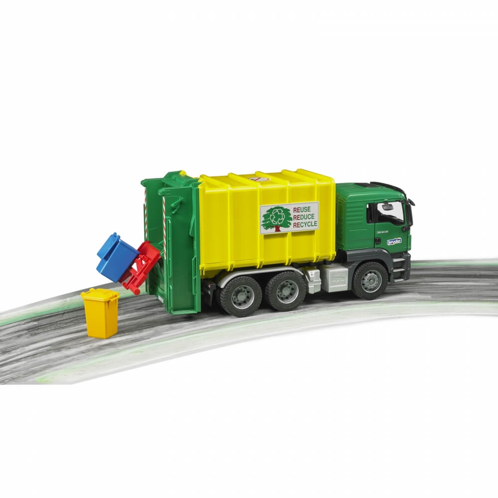 bruder garbage truck front loader bruder garbage truck front loader