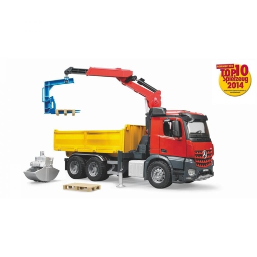 Bruder MB Arocs Construction Truck With Crane - Image 7