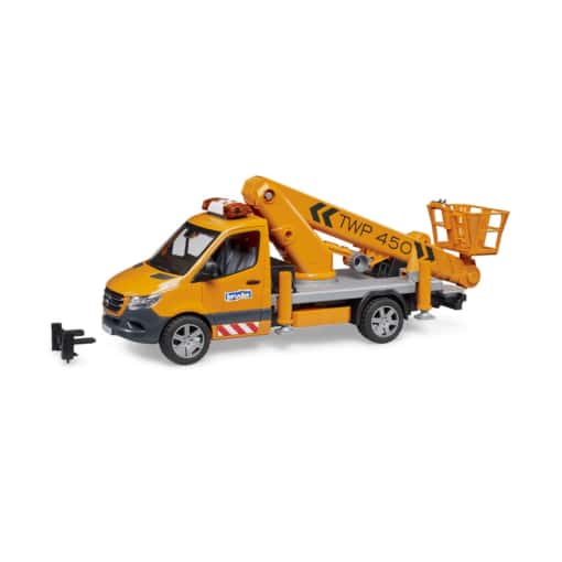 Bruder® Toys Bruder Mercedes Sprinter with Work Platform and Light and Sound Module - Image 4