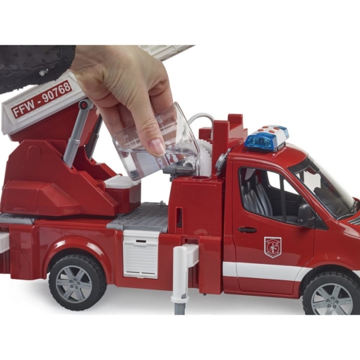 Bruder® Mercedes G3 Sprinter Fire Engine with Ladder and Light and Sound - Image 2