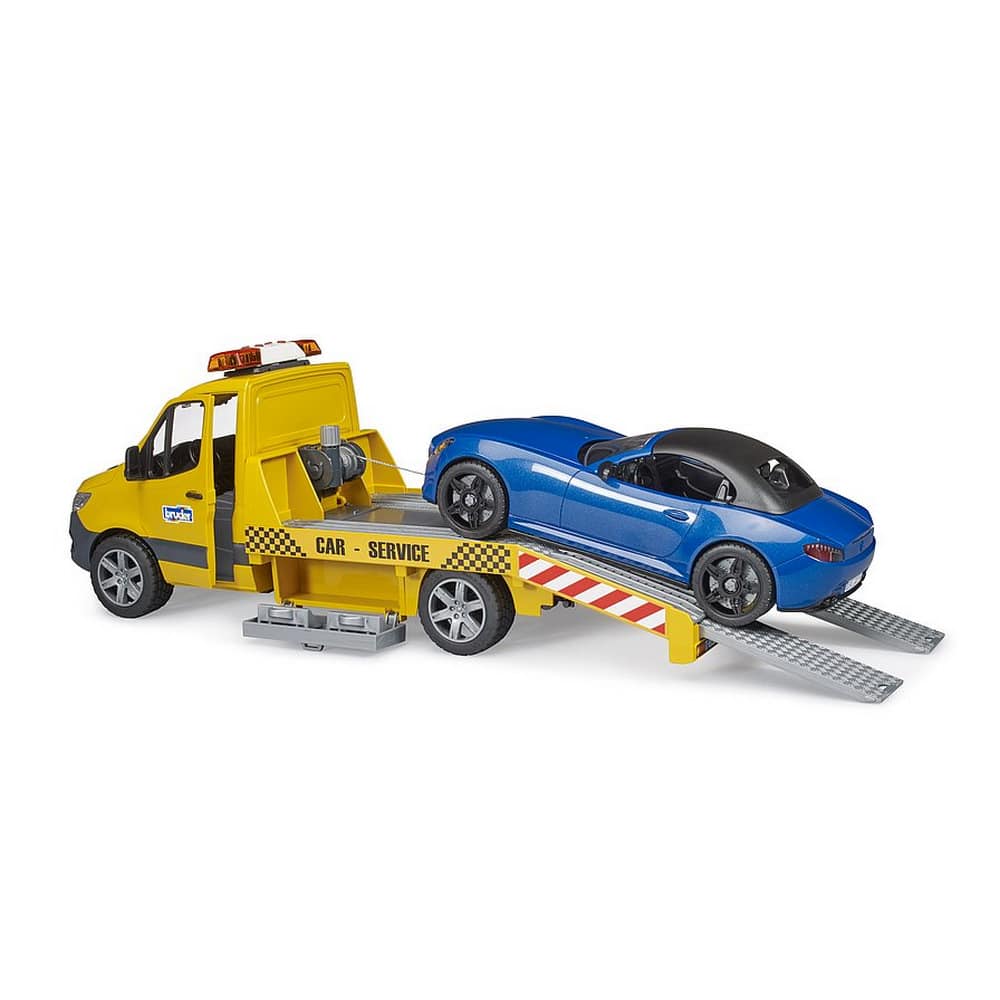 BruderĀ® Mercedes G3 Sprinter Transporter with Roadster - Image 3