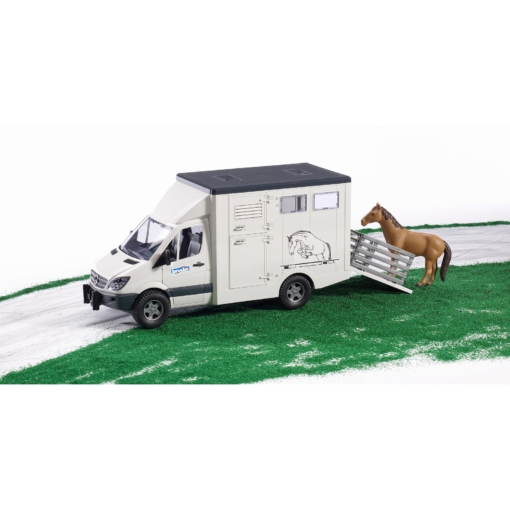 Bruder Mercedes Sprinter Animal Transporter Horse - Image 2