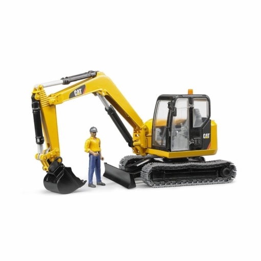 Bruder Mini Excavator with Worker