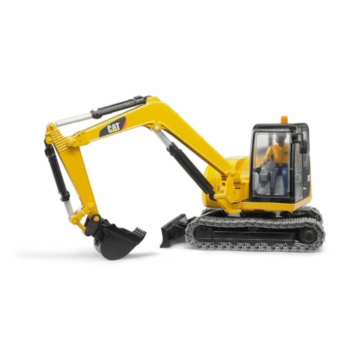 Bruder Mini Excavator with Worker - Image 4