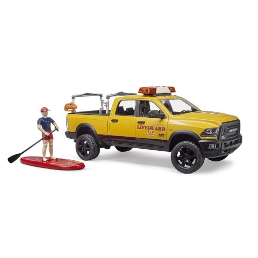 Bruder RAM 2500 Power Wagon - Life Guard with Figure - Image 3