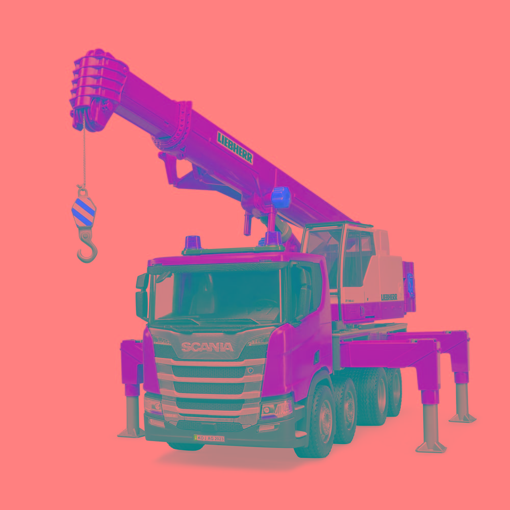 Bruder crane top