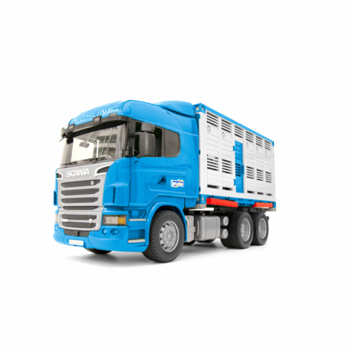 Bruder Scania R Series Cattle Transport Truck with 1 Cow 03549 - Image 3