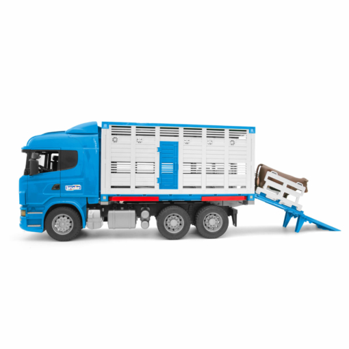 Bruder Scania R Series Cattle Transport Truck with 1 Cattle
