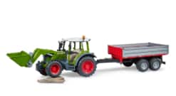 Bruder Toys Fendt Vario 211 with Front Loader and Tipping Trailer