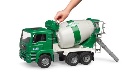 Bruder Toys MAN TGA Cement Mixer Truck Rapid Mix