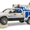 Bruder Toys RAM 2500 Service Truck with Rotating Beacon Light