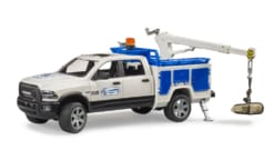 Bruder Toys RAM 2500 Service Truck with Rotating Beacon Light