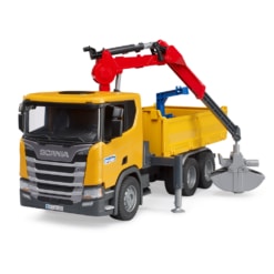 Bruder Toys Scania Super 560R Truck with Crane and 2 Pallets