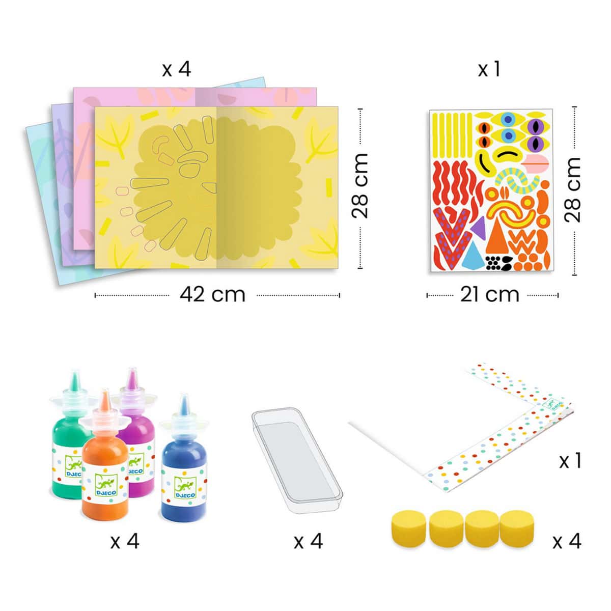 Djeco® To Smooth and Squish Painting Set - Image 4