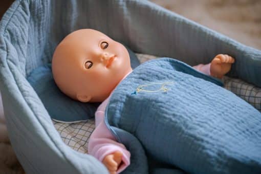 Djeco® Blue Dream Doll Rocking Cradle - Image 6