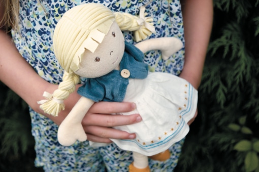 Bonikka® Blonde Hair Organic Doll Lily