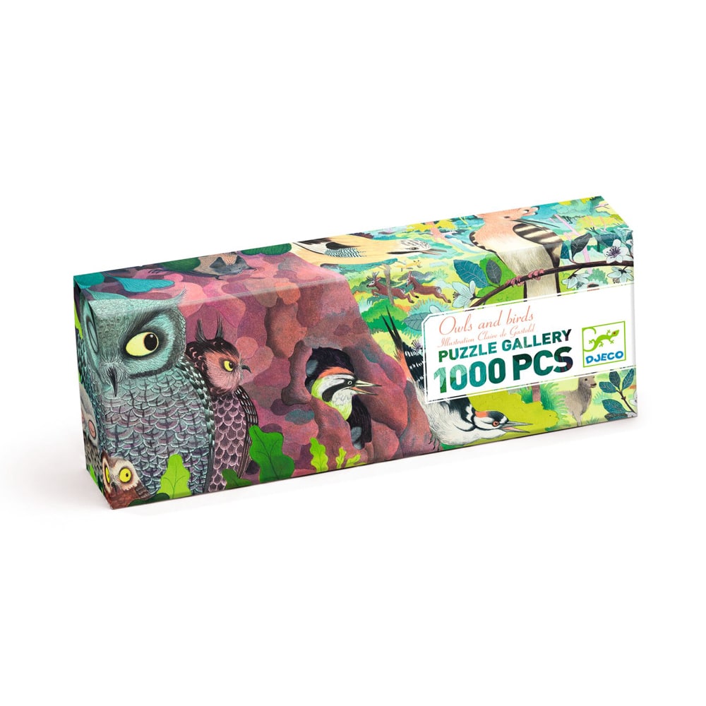 Djeco® Owls Birds 1000pc Gallery Puzzle