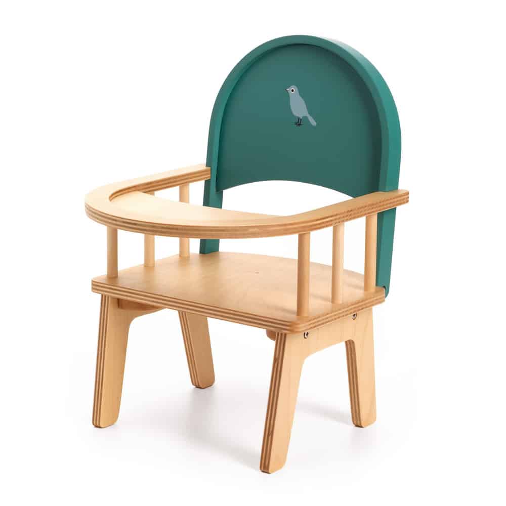 thumbnail image 2 of Baby Doll High Chair Member's Mark Toys & Purely Perfect Weighted Baby Doll Kit 2 of 9