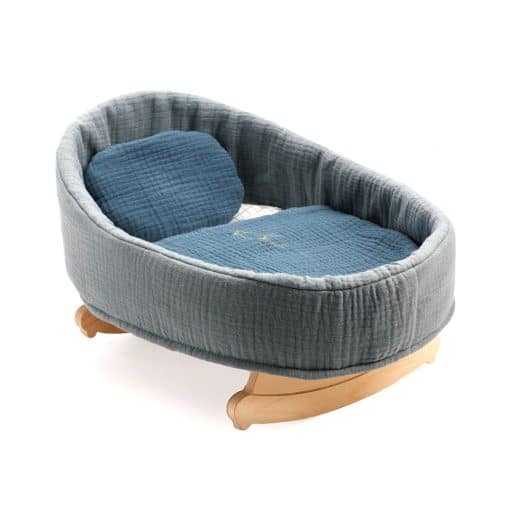 Djeco® Blue Dream Doll Rocking Cradle