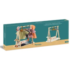 Djeco Doll's Clothing Rack with Hangers