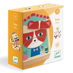 Djeco Face Mix Wooden Puzzle Set