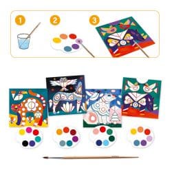 Djeco Fanciful Animals Cards to Paint
