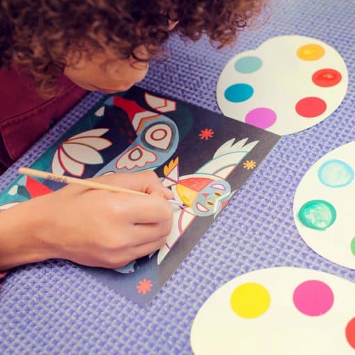 Djeco Fanciful Animals Cards to Paint