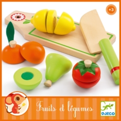 Djeco Fruit & Vegies To Cut Role Play Set