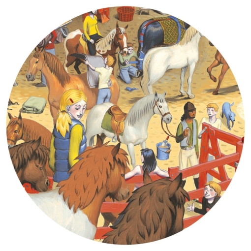 Djeco Horse Riding Observation Puzzle 200 Pieces - Image 5