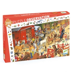 Djeco Horse Riding Observation Puzzle 200 Pieces