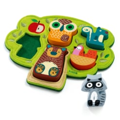 Djeco Oski Wooden and Felt Puzzle