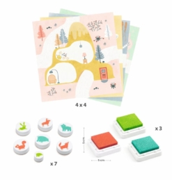 Djeco Out and About Stamps Set